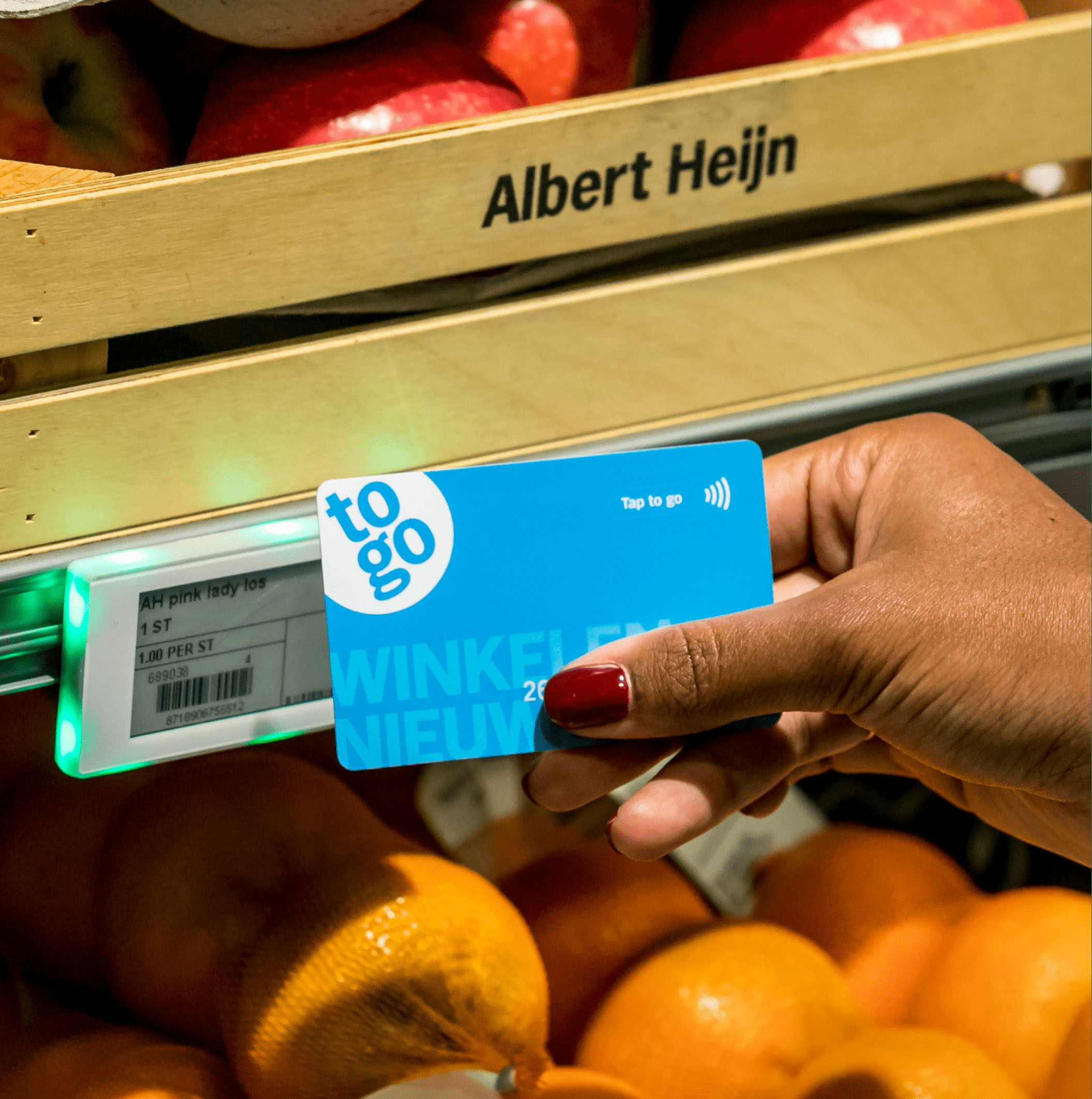 Tap To Go Albert Heijn application by integration